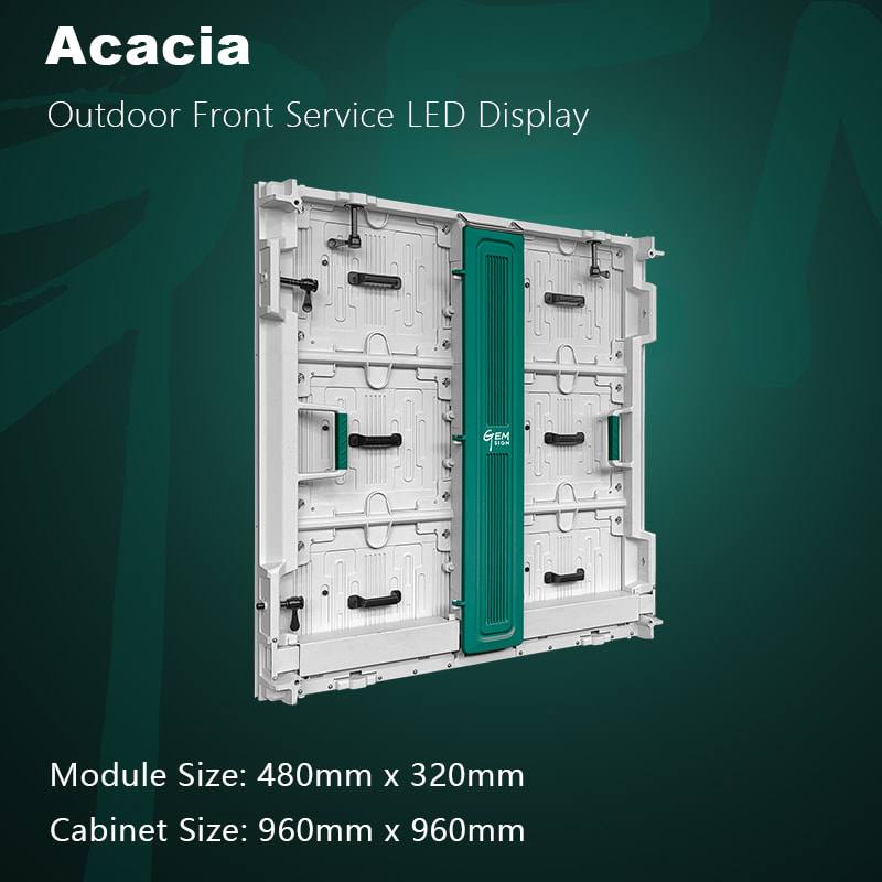 Наружный светодиодный дисплей для переднего обслуживания
